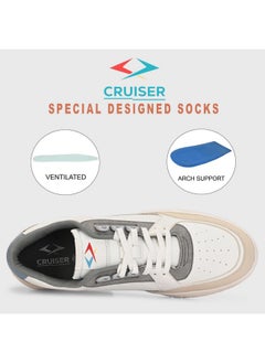 CRUISER Cruiser Men's Augustus White Sneakers_8 UK (2505-12)  - Image 4