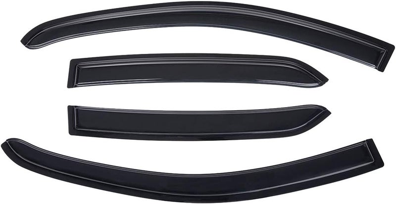 Lightronic مجموعة واقي المطر الجانبي الخارجي Lightronic WV94446 لسيارات بويك إنكور وشيفروليه تراكسي - Image 1