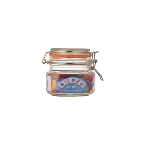 Kilner Premium 500ml Airtight Square Clip Top Glass Jar for Food Storage | Multipurpose, BPA Free, Reusable Kitchen Container - Image 5