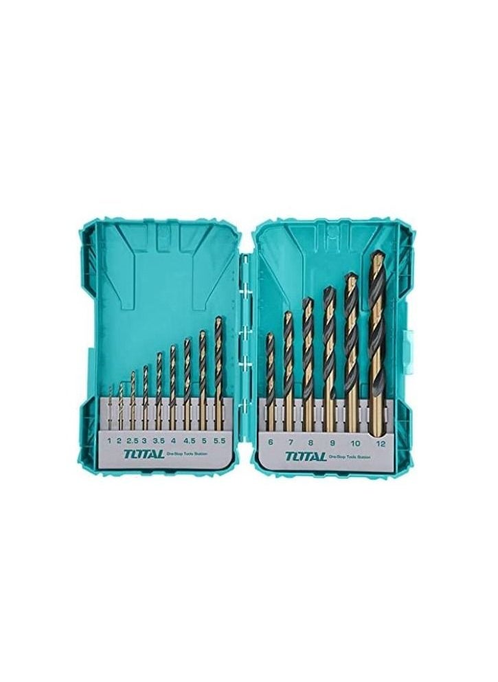 TOTAL HSS Drill Bits Set 15 Pcs item 