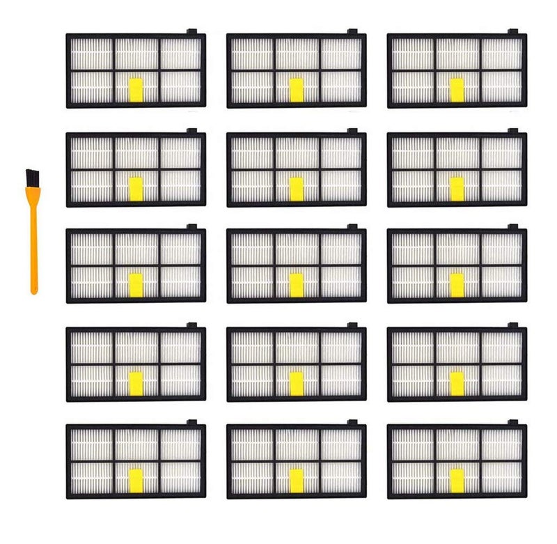 Hongfa Replacement for iRobot Roomba Filters 960 981,15 Packs 800 and 900 Series Hepa Filters for Roomba 960 980 870 880 960 877 871 880 890 891 805 Robotic Vacuum Parts - Image 1