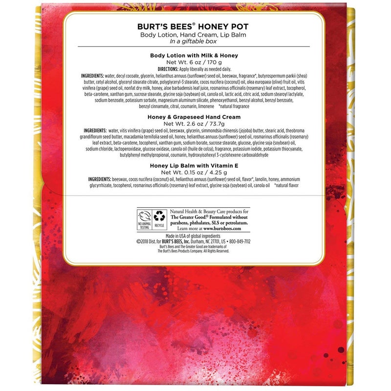 Burt's Bees Honey Pot Holiday Gift Set - Image 2