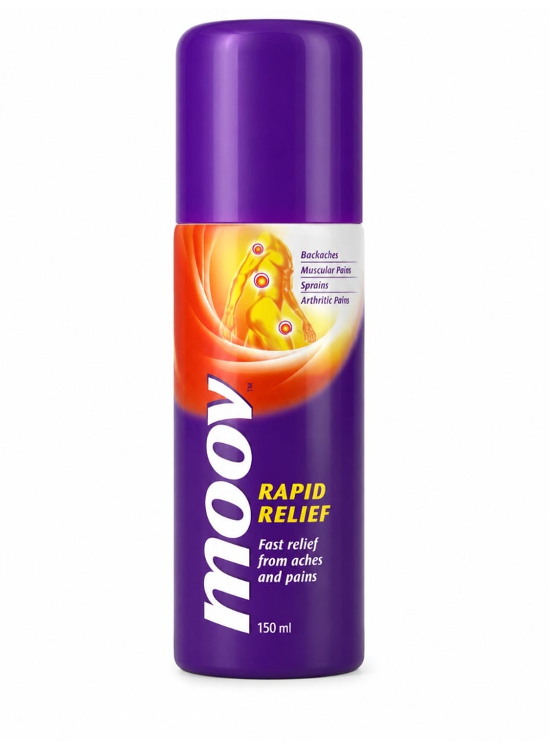 Moov Rapid Relief Fast Pain Relief Spray for Muscle & Joint Pain - 150ml - Image 1