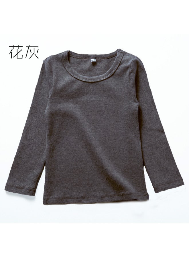 Korean Kidsren's Clothing Autumn And Winter Long-sleeved Cotton Candy Bottoming Shirts For Boys And Girls, Creative Tops, Kidsren's T-shirts