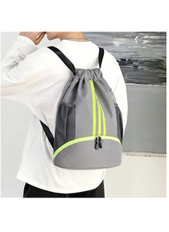 Y&D Drawstring Backpack Bag Gym Sack String Men Women Basketball Bundle Pocket Student School Football Storage Large Capacity Fitness  - Image 3