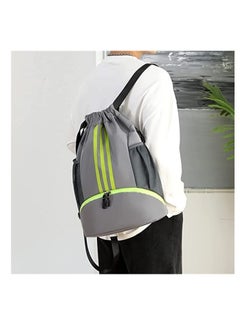 Y&D Drawstring Backpack Bag Gym Sack String Men Women Basketball Bundle Pocket Student School Football Storage Large Capacity Fitness  - Image 2