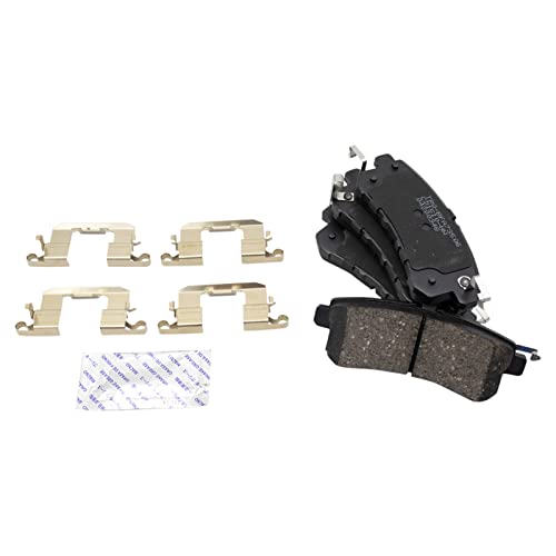TRQ Rear Brake Pad & Rotor Kit Brake Pads Brake Rotor Ceramic Compatible with 2011-2013 INFINITI QX56 2014-2021 QX80 2017-2021 Nissan Armada - Image 3