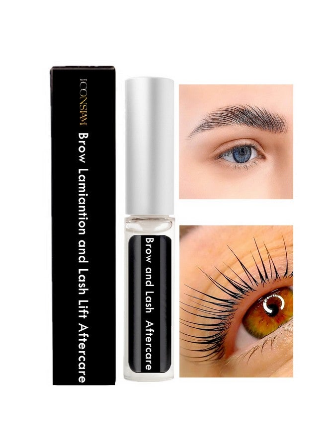 ICONSIAM Brow Lamination Aftercare, Eyebrow Perm Conditioner, Lash Lift Nutrition, 7Ml Keratin Oil For Over Perming Lashes Brows, Fix Them Neat Upwards, Saving Mess Hairs At Once; 100Day Supply - Image 1