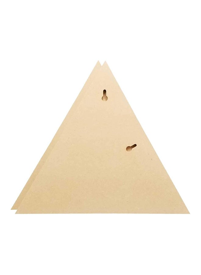 Studio Papilia Mdf Triangle  12 Inches 2-Pack | Unfinished Wooden Shape 