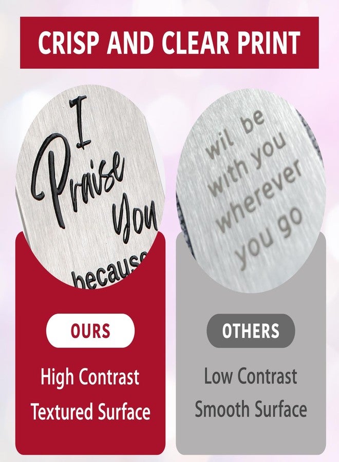 kilofly 3 Pcs Bible Verse Metal Bookmarks Scripture Christian Gifts for Women - Image 5