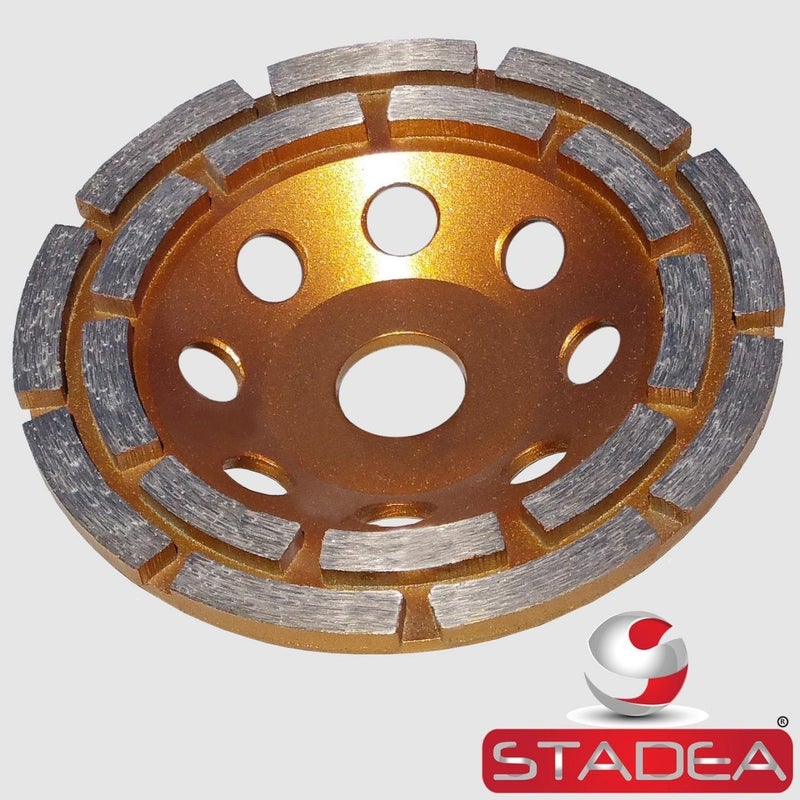 STADEA عجلة طحن الخرسانة الماسية Stadea CWD403H 5 إنش 78 محور لطحن وتلميع الخرسانة - Image 2