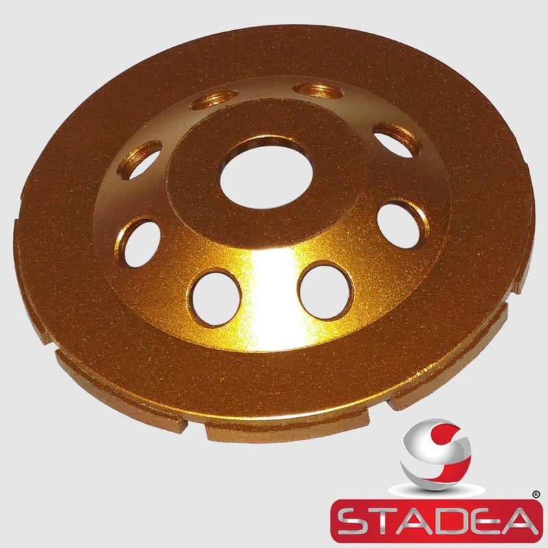 STADEA عجلة طحن الخرسانة الماسية Stadea CWD403H 5 إنش 78 محور لطحن وتلميع الخرسانة - Image 3