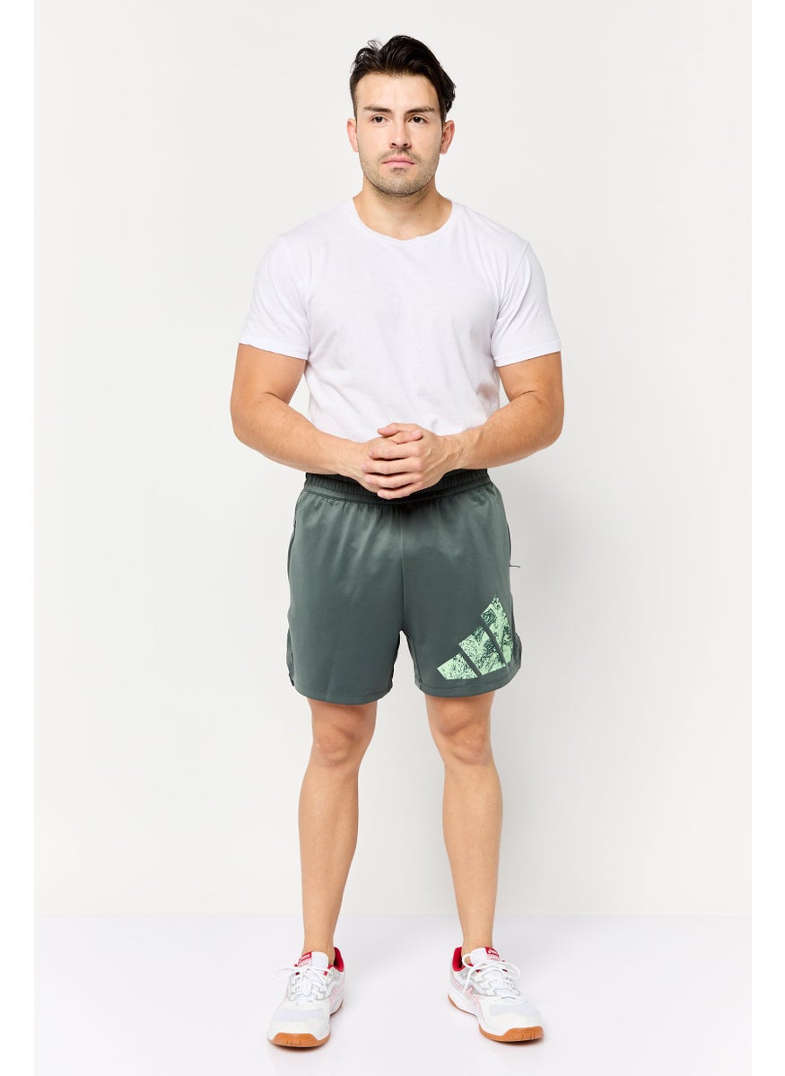 Adidas Men Sportswear Fit 5 Inseam Training Shorts, Sage Green  - Image 2