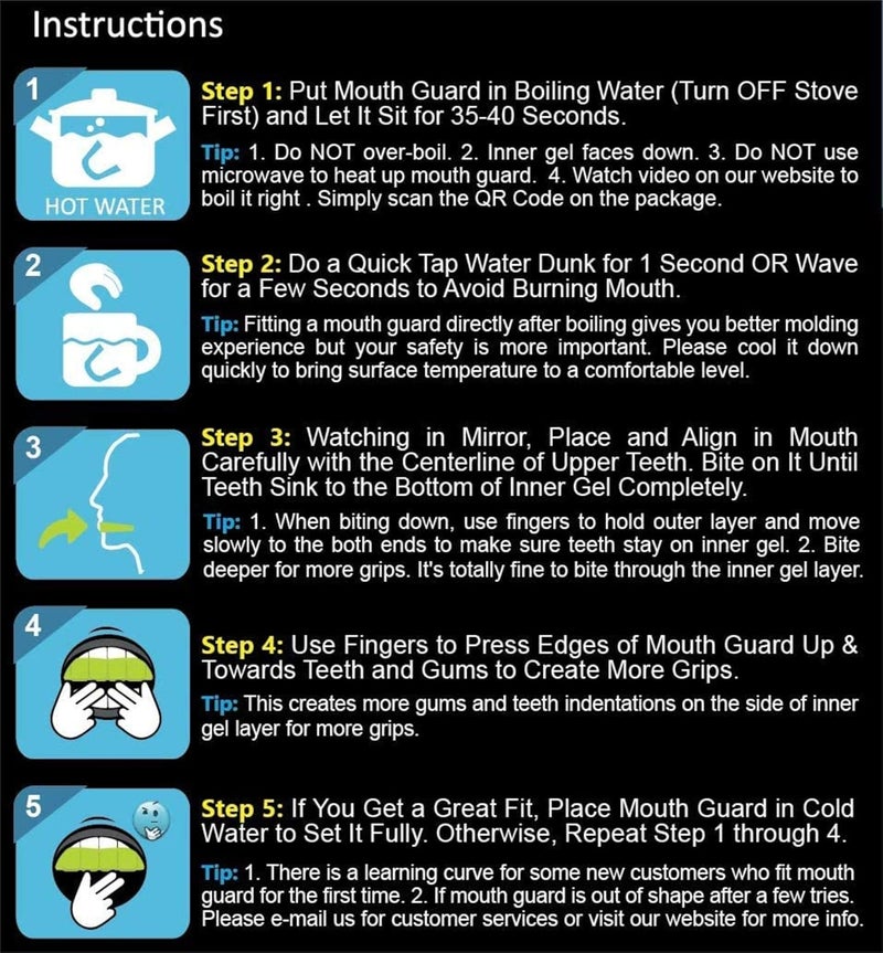 DRANGE حارس الفم Warrior 2، واقي فم رياضي للملاكمة، MMA، الكاراتيه، التايكوندو، كرة القدم، كرة السلة، الهوكي، جيو جيتسو، واقي فم للبالغين والشباب (قد يختلف اللون) - Image 5