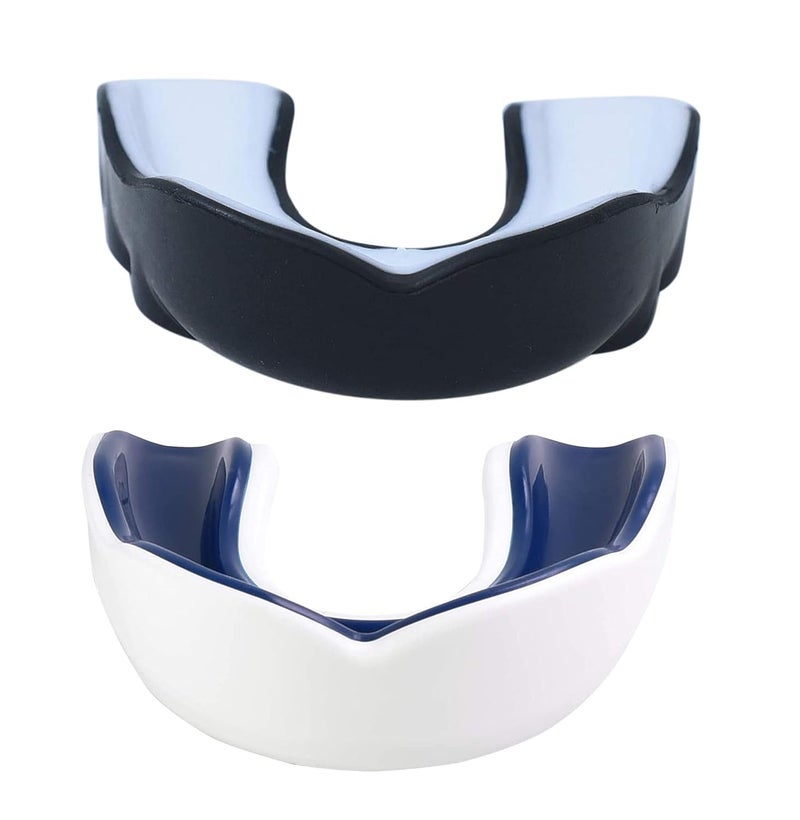 DRANGE حارس الفم Warrior 2، واقي فم رياضي للملاكمة، MMA، الكاراتيه، التايكوندو، كرة القدم، كرة السلة، الهوكي، جيو جيتسو، واقي فم للبالغين والشباب (قد يختلف اللون) - Image 1