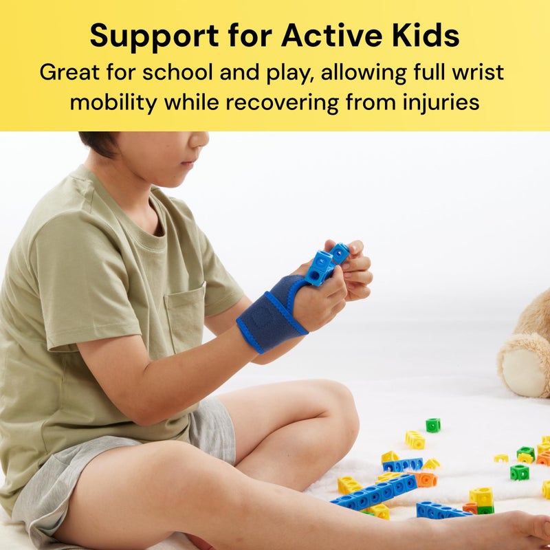 BraceUP Adjustable Kids Wrist Brace- Youth Wrist Support, Kids Wrist Splint, Child Wrist Brace for Sports and Daily Use, Boys and Girls (Height 3â€™3â€-4â€™7â€, 100-140 cm) - Image 5