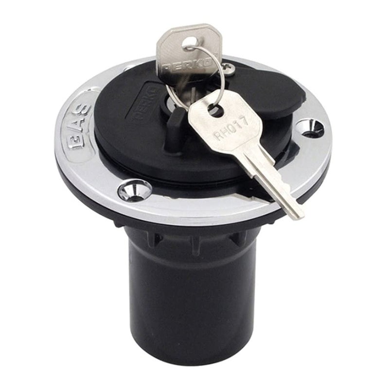 Perko 0599DPGCHR Polymer Fill with Locking Cap for 1-1/2" Hose - Gas-Marked Chrome Cap - Image 3
