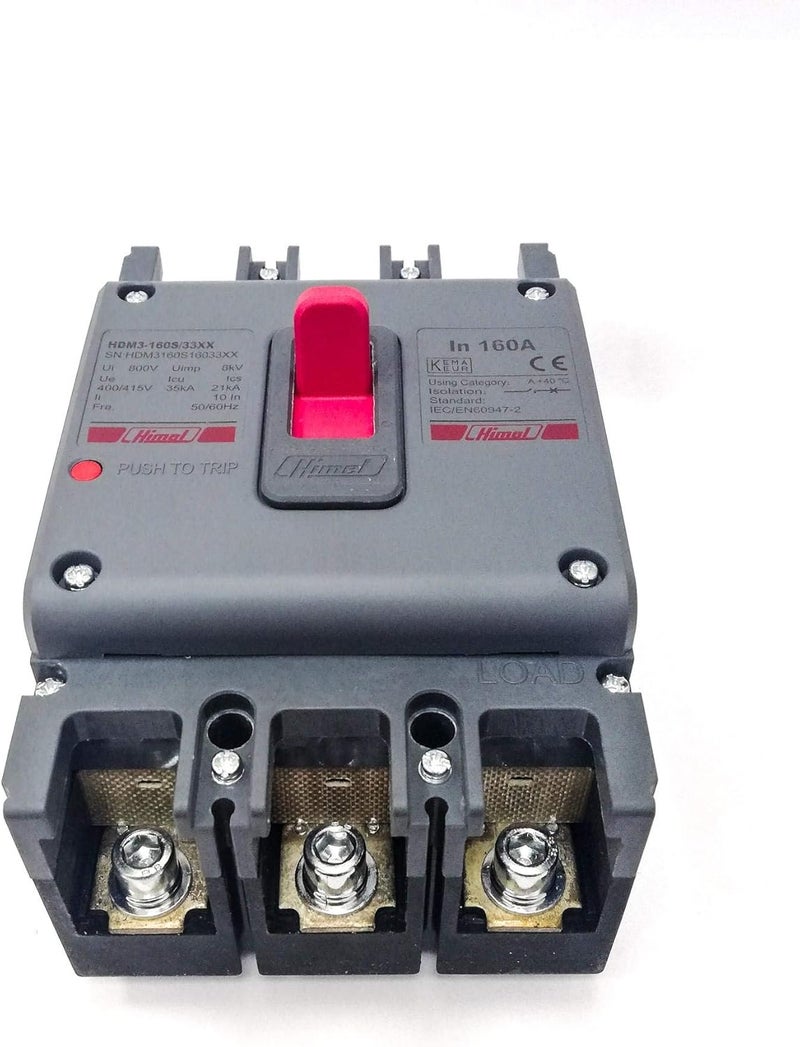 Himel 160A 35kA 3P Molded Case Circuit Breaker MCCB - Himel - Image 3