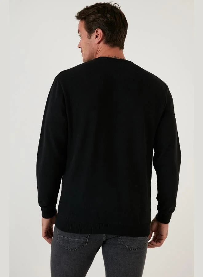 Buratti  Buratti Slim Fit Crew Neck Cotton Sweater Men's SWEATER 456201 for Men | Best Price UAE