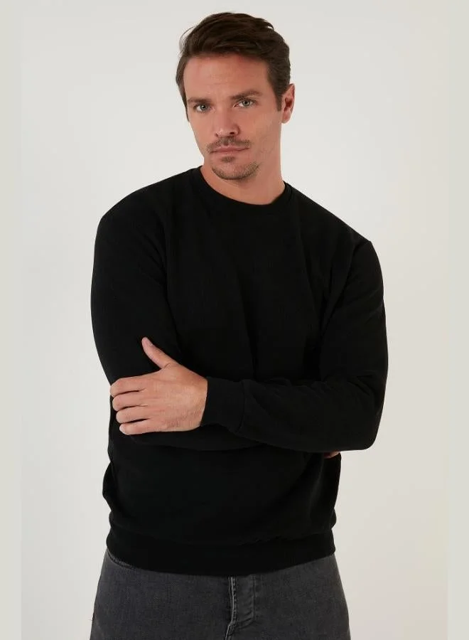 Buratti  Buratti Slim Fit Crew Neck Cotton Sweater Men's SWEATER 456201 for Men | Best Price UAE