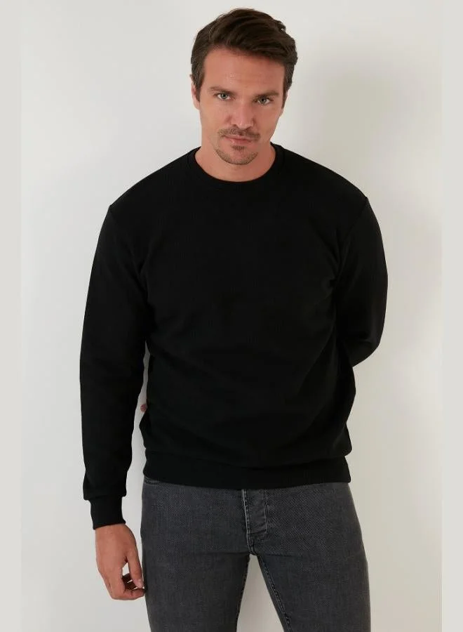 Buratti Slim Fit Crew Neck Cotton Sweater Men's SWEATER 456201