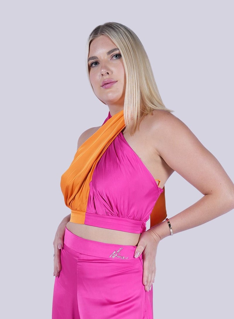 NIVA FASHION HOUSE Lemonade - Wrap Around Crop Top - Image 4