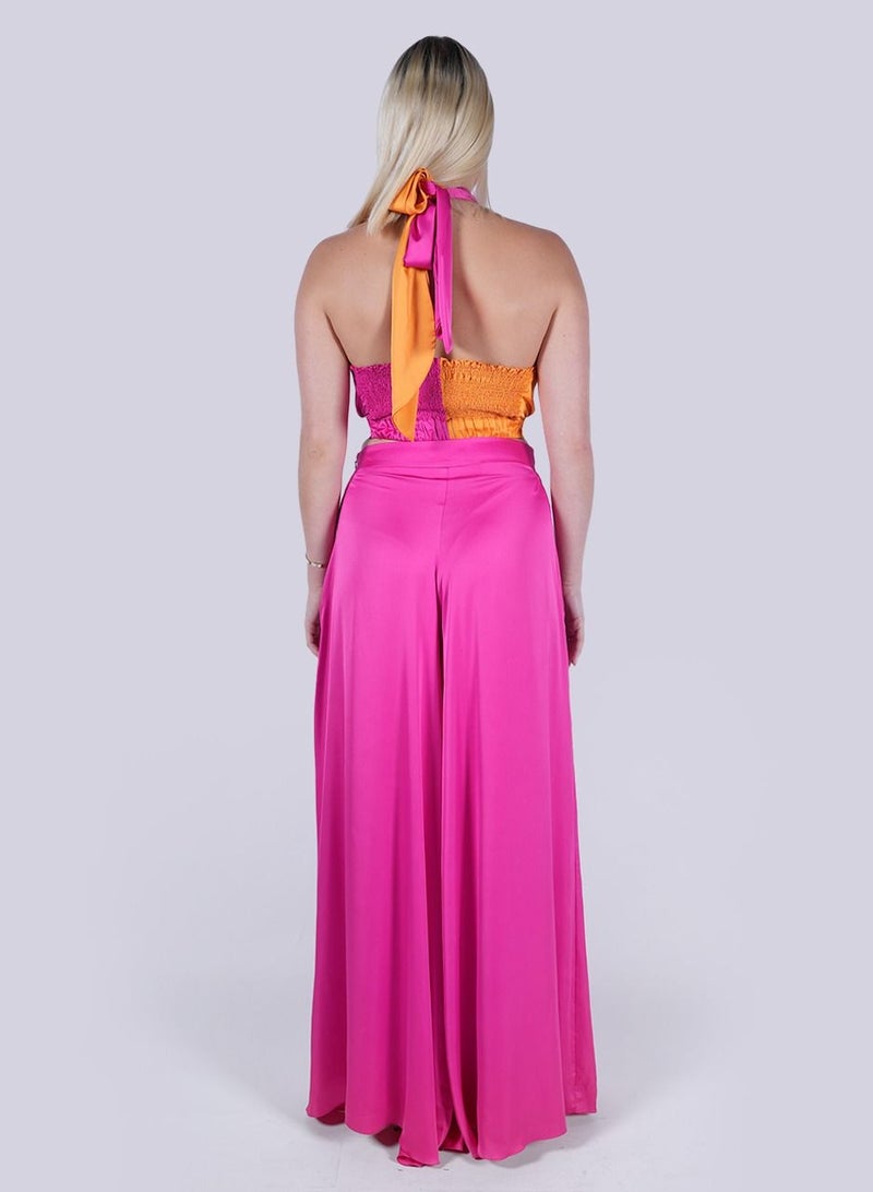 NIVA FASHION HOUSE Lemonade - Wrap Around Crop Top - Image 3