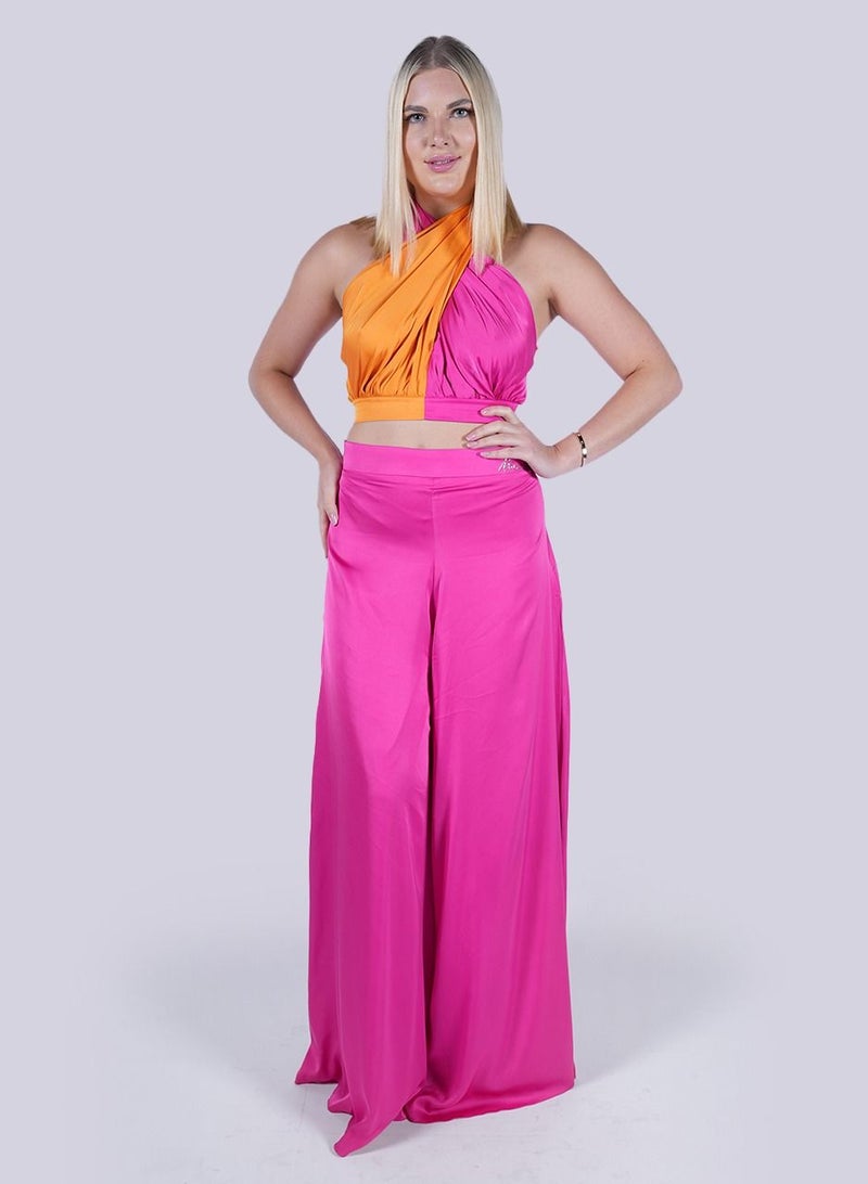 NIVA FASHION HOUSE Lemonade - Wrap Around Crop Top - Image 2