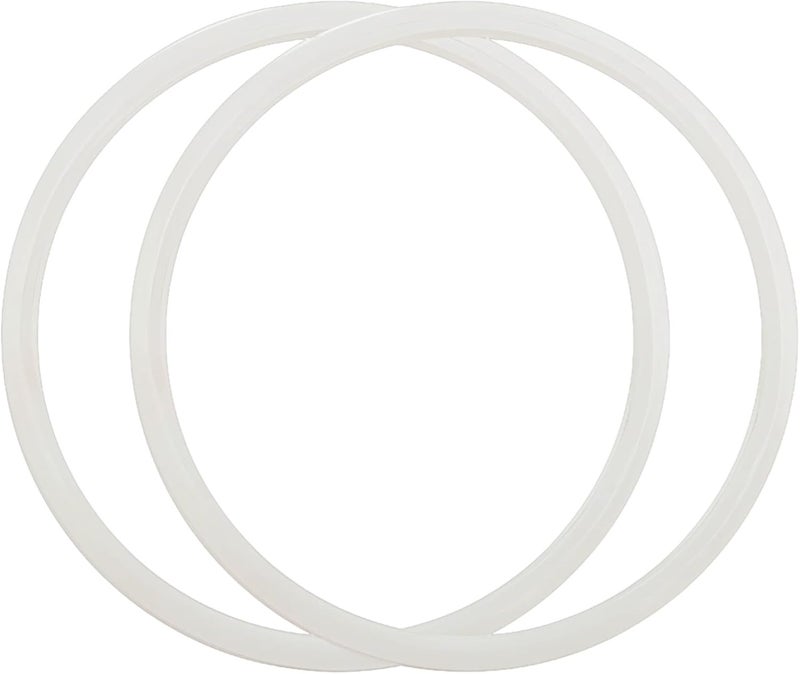 Pressure Cooker Gasket Replacement, 2 Pcs Gasket Set, 20 Cm Diameter, Hardy Rubber Sealing Rings, Suits Stainless Steel Pressure Cookers, Universal for Home - Image 1
