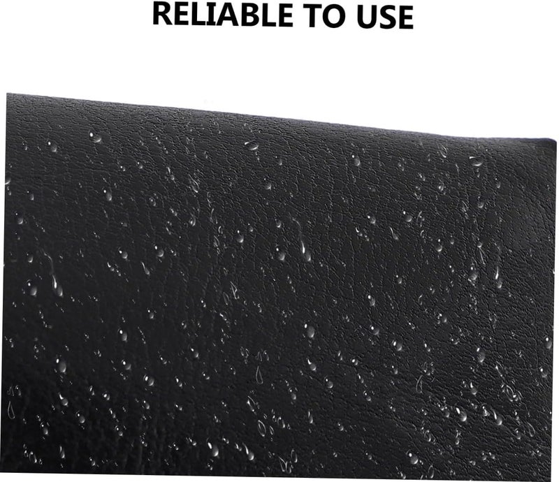 Ciieeo Pu Lipstick Carrying Pouch with Mirror Small Lipsticks Case Portable Lip Gloss Organizer Travel Makeup Bag for Women Black - Image 3