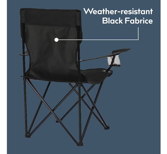 VENDIX Portable Folding Camping Chair Heavy Duty Outdoor Chair with Cup Holder - Image 3
