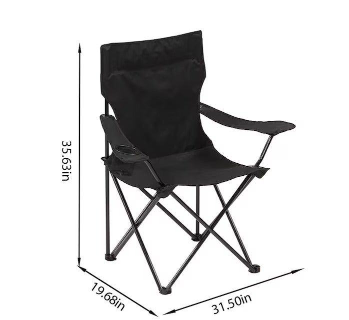 VENDIX Portable Folding Camping Chair Heavy Duty Outdoor Chair with Cup Holder - Image 5