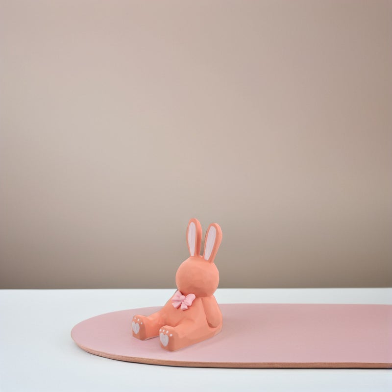 2pcs Bunny Phone Stand for Desk: Cute Mobile Holder Decorative Animal Phone Stand Decors for Office and Home Use - Image 2
