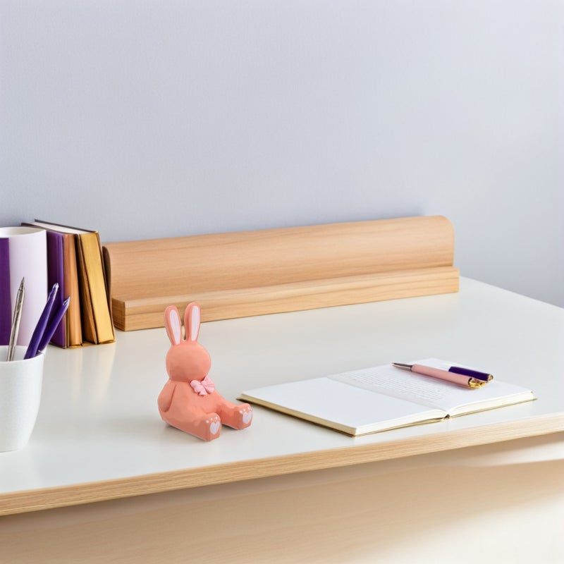 2pcs Bunny Phone Stand for Desk: Cute Mobile Holder Decorative Animal Phone Stand Decors for Office and Home Use - Image 5