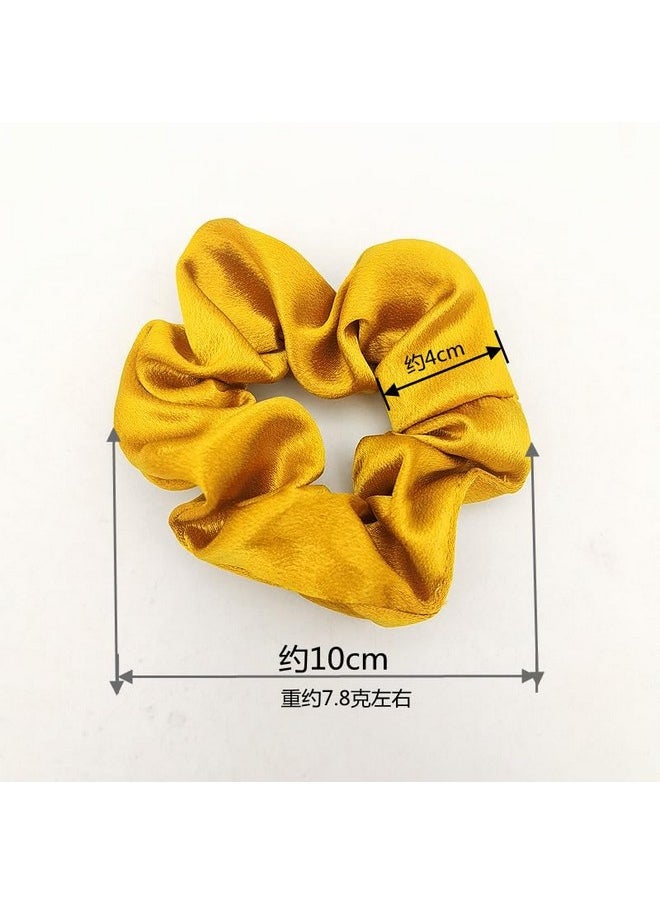 KOOMAGIC - 7 Pcs Satin Sleep Hair Scrunchies Pillow Hair Ties Silky School Elastic Hair Bobbles Soft Wrist Scrunchies Ponytail Holders Curly Hair Accessories For Women Girls (White) - Image 1