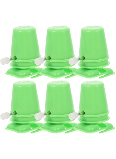 6pcs Clockwork Legged Robot Replacement Movement Creative Windup Toys Clock Movement Mechanism DIY Windup Toy Accessories Toy Movements Clockwork Toy Parts Rewind Slush Plastic
