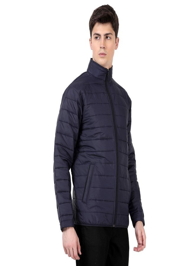 Scott International جاكيت رجالي مبطن بأكمام طويلة من سكوت إنترناشونال (SS21_TW-FSLV-BU-M، أزرق داكن) - Image 5