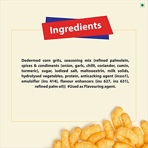 Bingo! Epiken No Rulz Masala Curlz, 80 G/85.4G(weight may vary) Masala Flavoured Super Light & Super Tasty Baked Puffs - Image 5