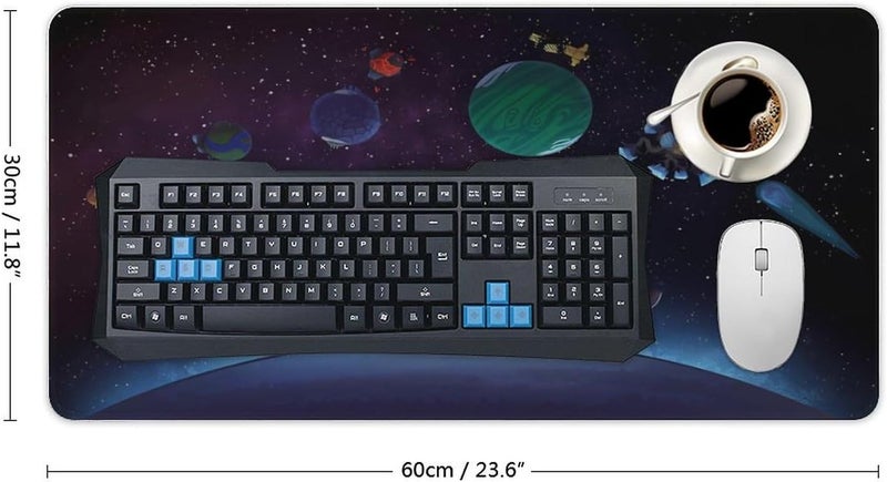 Keebik Gaming Mouse Pad, Outer Ship Wilds Mouse Pad 11.8x23.6 Inch Large Extended Computer Mouse Mat Keyboard Full Desk Mousepad for Gaming, Office, Home - Image 2