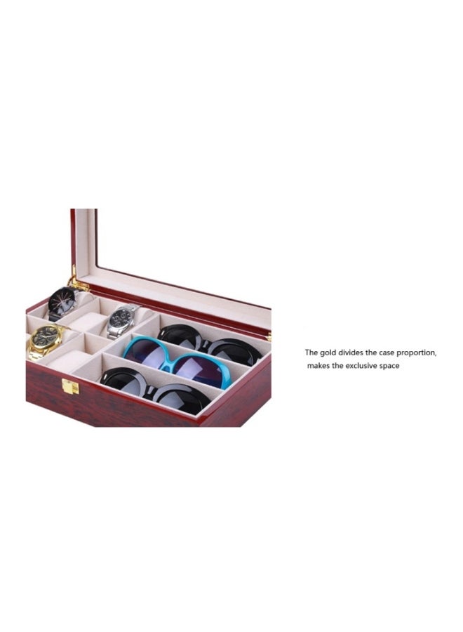 بيوينتي صندوق خشبي لتخزين الساعات مكون من 6 أرقام unisex - Image 5