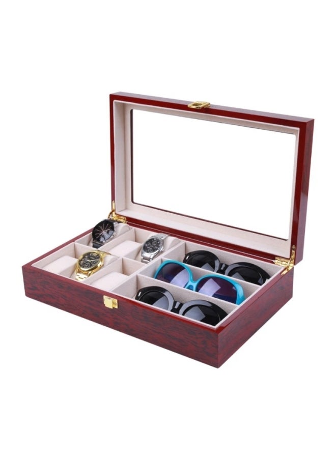 بيوينتي صندوق خشبي لتخزين الساعات مكون من 6 أرقام unisex - Image 1