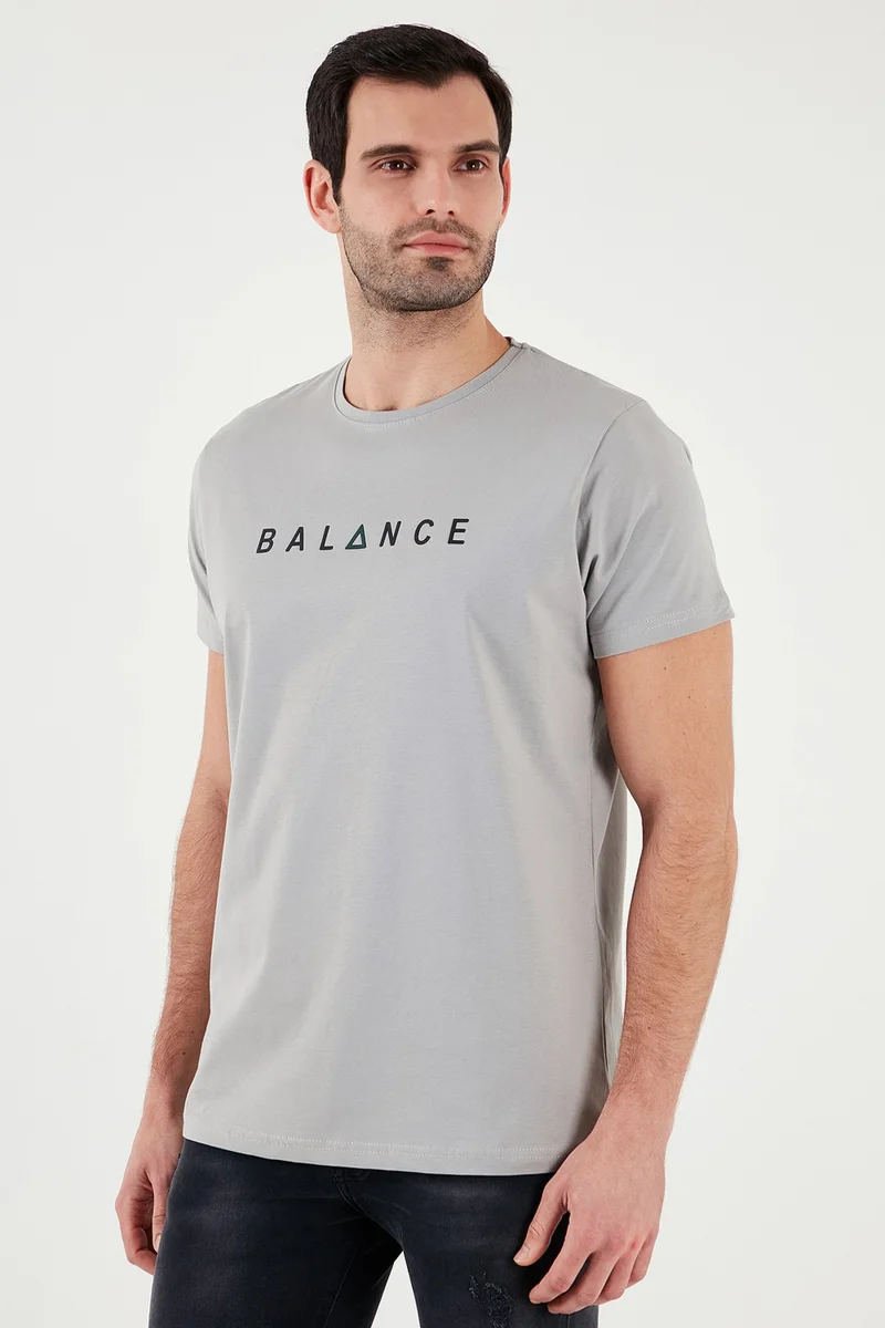 Buratti Cotton Slim Fit Crew Neck T Shirt Men's T Shirt 541BALANCE