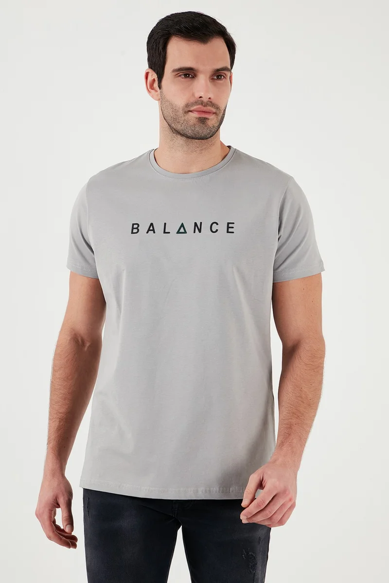 Buratti Cotton Slim Fit Crew Neck T Shirt Men's T Shirt 541BALANCE