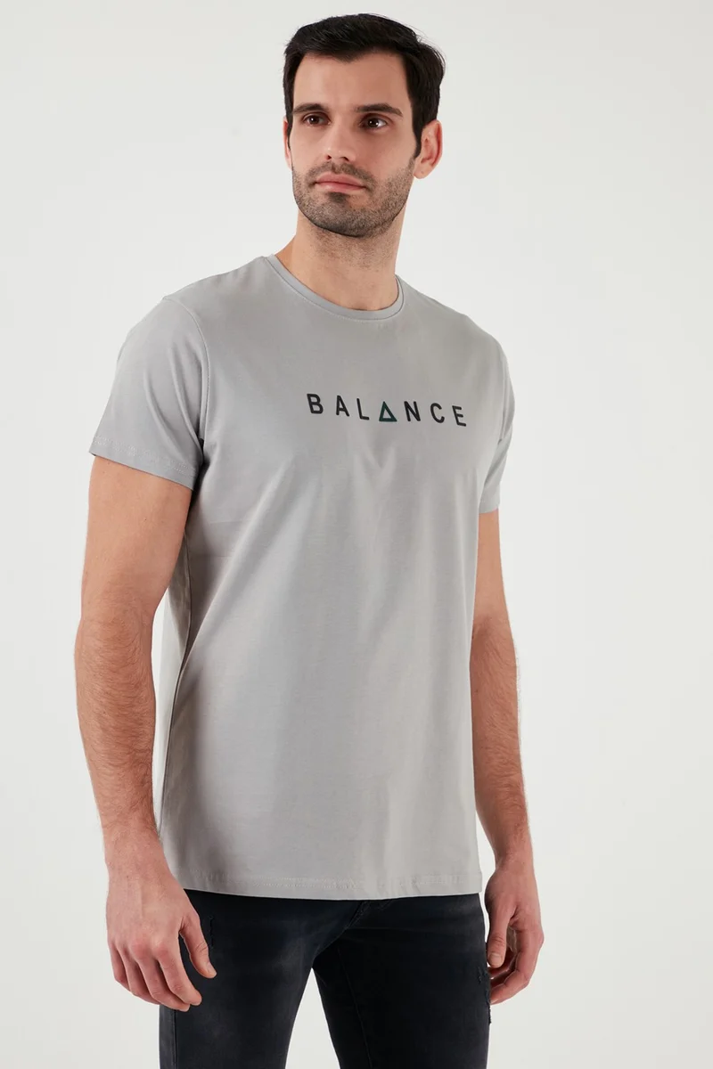 Buratti Cotton Slim Fit Crew Neck T Shirt Men's T Shirt 541BALANCE