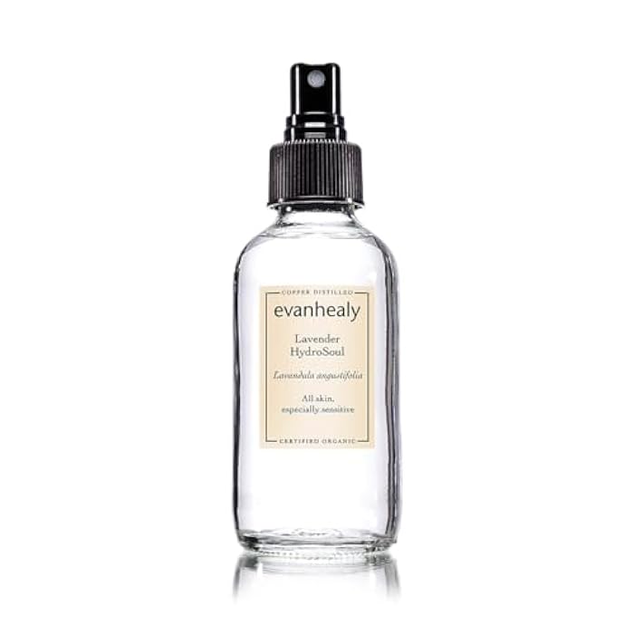 evanhealy Lavender HydroSoul | Copper Distilled Hydrosol | Calms Redness, Soothes Irritated Reactive Skin | Organic Lavender Facial Tonic | Calming Face Toner - Image 1