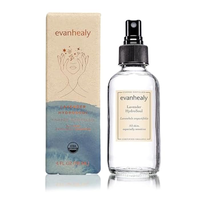 evanhealy Lavender HydroSoul | Copper Distilled Hydrosol | Calms Redness, Soothes Irritated Reactive Skin | Organic Lavender Facial Tonic | Calming Face Toner - Image 2