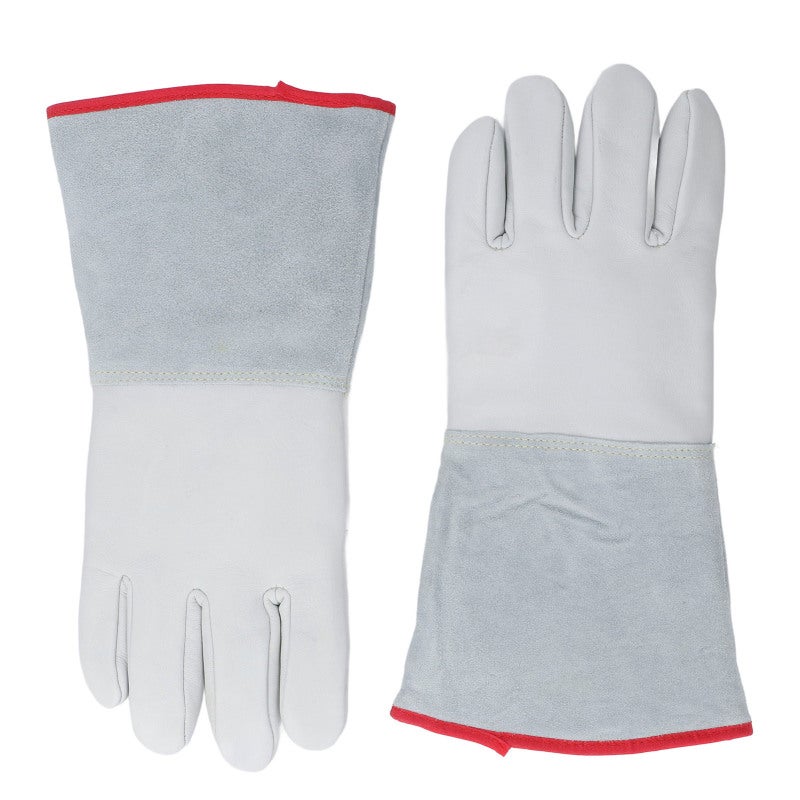Cryogenic Gloves: 3-Layer Cowhide, -500℉ (-260℃) Resistance - Water Proof Wear Resisting Low Temperature Gloves for Laboratory Industrial Extreme Cold Handling - Image 3