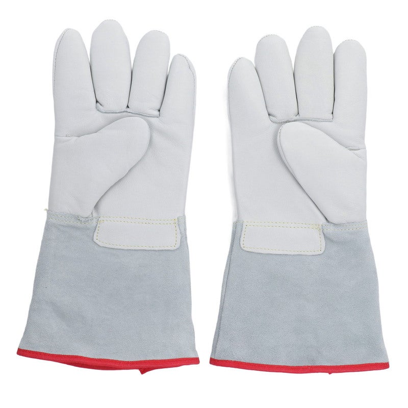 Cryogenic Gloves: 3-Layer Cowhide, -500℉ (-260℃) Resistance - Water Proof Wear Resisting Low Temperature Gloves for Laboratory Industrial Extreme Cold Handling - Image 1