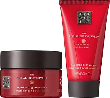 RITUALS مجموعة هدايا مصغرة من مقشر الورد الهندي بالملح الوردي 125 جرام وكريم الجسم 70 مل من ريتوالز أيورفيدا - Image 2