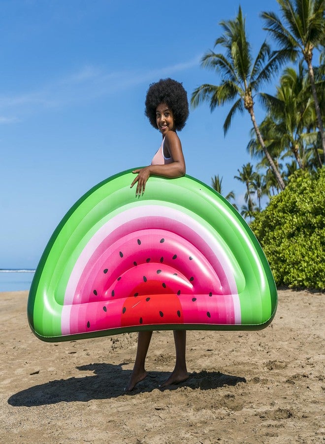 Poolcandy Giant 72" Watermelon Slice Island Pool Raft - Image 4